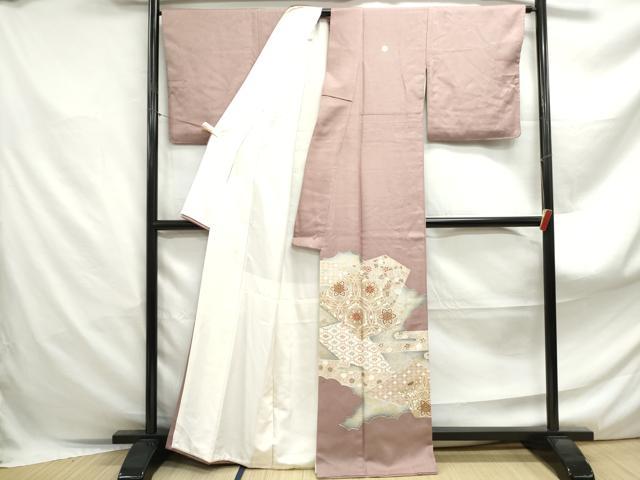 平和屋着物■豪華色留袖　切嵌正倉院花文　暈し染め　金彩　正絹　逸品　DABF4878qa