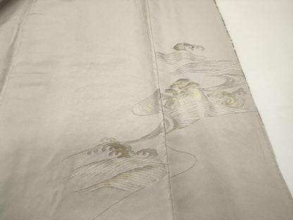 平和屋着物■豪華色留袖　寿光織　風景花文　暈し染め　金糸　正絹　逸品　DABF4881qa