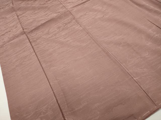 平和屋着物■上質な色無地　雲取り地紋　鴇浅葱色　正絹　逸品　DABF4883qa