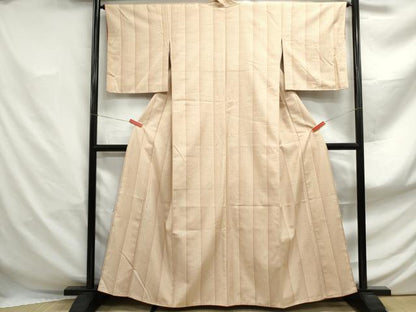 平和屋着物■上質な紬　間道　正絹　逸品　DABF4909qa