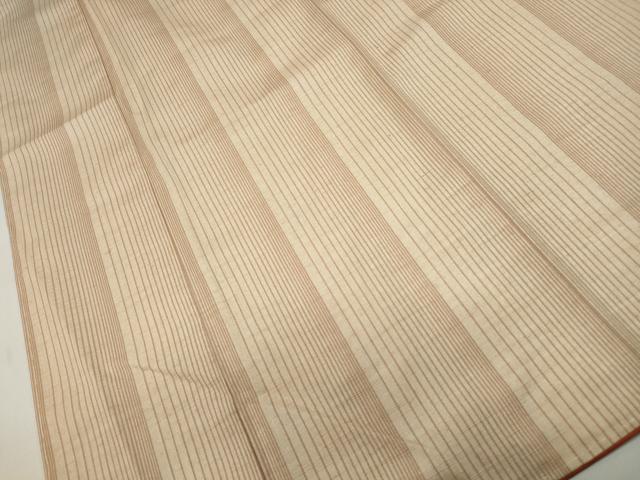 平和屋着物■上質な紬　間道　正絹　逸品　DABF4909qa