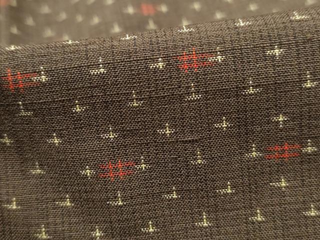 平和屋着物■上質な紬　井絣　正絹　逸品　DABF4910qa