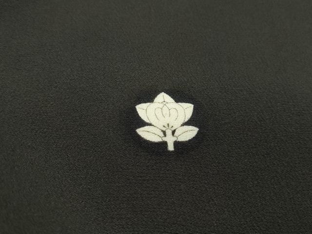 平和屋着物■豪華黒留袖　花鳥文　金銀糸　金銀彩　正絹　逸品　DABF4912qa