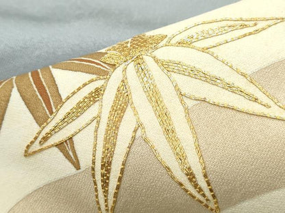 平和屋着物■豪華色留袖　駒刺繍　エ霞笹梅文　金彩　正絹　逸品　DABF4914qa