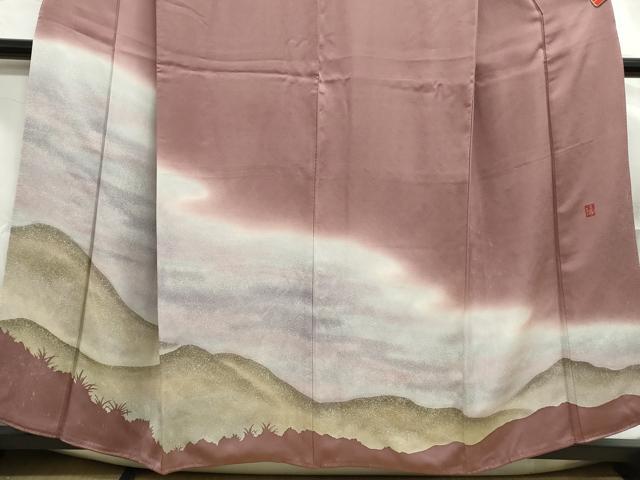平和屋着物■豪華色留袖　作家物　風景シルエット　暈し染め　正絹　逸品　DABF4916qa