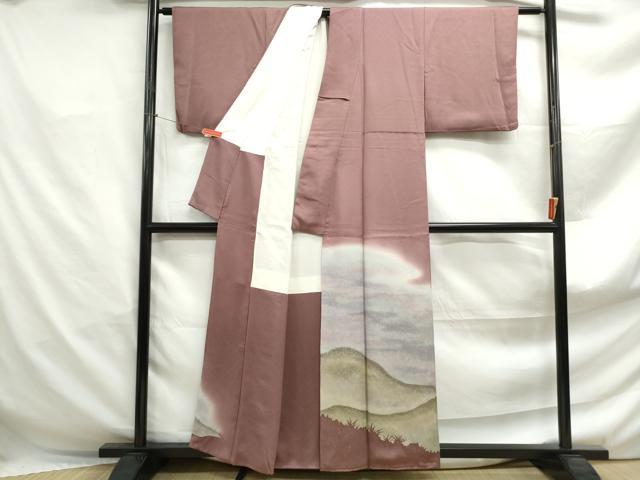 平和屋着物■豪華色留袖　作家物　風景シルエット　暈し染め　正絹　逸品　DABF4916qa
