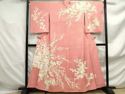 平和屋着物■訪問着　花尽くし　金彩　正絹　逸品　DABF4931qa