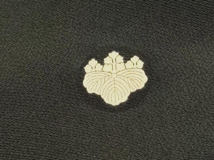 平和屋着物■豪華黒留袖 駒刺繍 更紗花鳥文 金銀彩 正絹 逸品 DABF4940qa