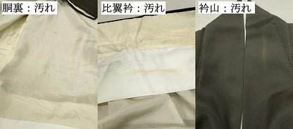 平和屋着物■豪華黒留袖　作家物　立波御所車花文　金彩　正絹　逸品　DABF4967qa