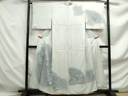 平和屋着物■訪問着　風景花文　暈し染め　正絹　逸品　DABF4970qa