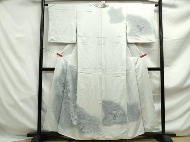 平和屋着物■訪問着　風景花文　暈し染め　正絹　逸品　DABF4970qa
