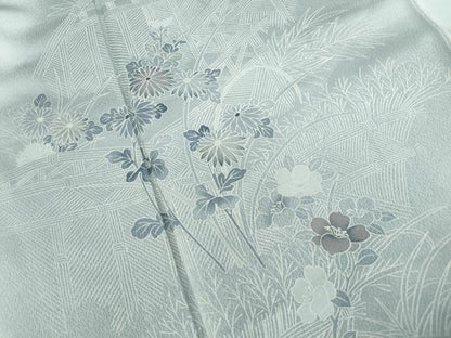 平和屋着物■訪問着　風景花文　暈し染め　正絹　逸品　DABF4970qa