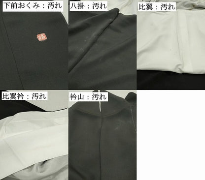 平和屋着物■豪華黒留袖　作家物　風景樹林文　暈し染め　金彩　正絹　逸品　DABF4973qa