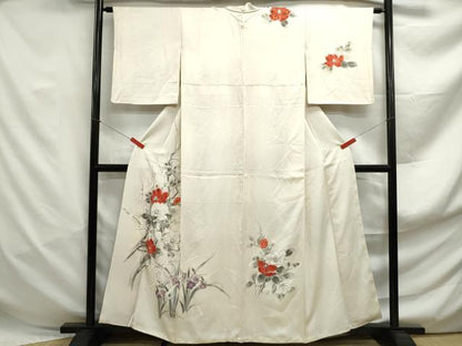 平和屋着物■訪問着　枝椿　正絹　逸品　DABF4976qa