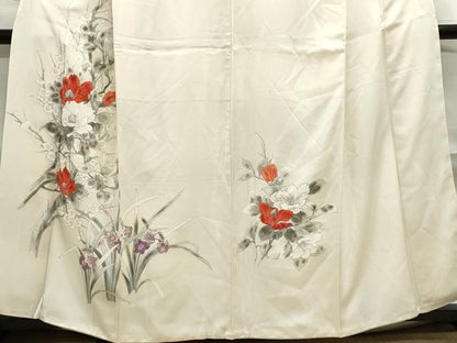 平和屋着物■訪問着　枝椿　正絹　逸品　DABF4976qa