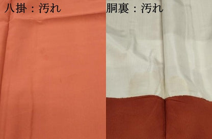 平和屋着物■上質な小紋　間道　正絹　逸品　DABF4981qa