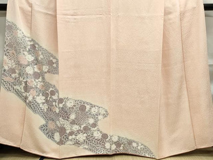 平和屋着物■訪問着　辻が花　暈し染め　正絹　逸品　DABF4990qa