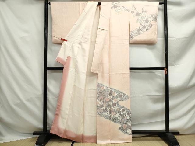 平和屋着物■訪問着　辻が花　暈し染め　正絹　逸品　DABF4990qa