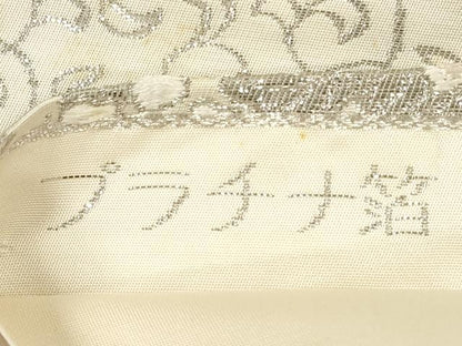 平和屋着物◎六通柄袋帯　唐織　道長更沙錦文　プラチナ箔　正絹　逸品　DABF5128xg