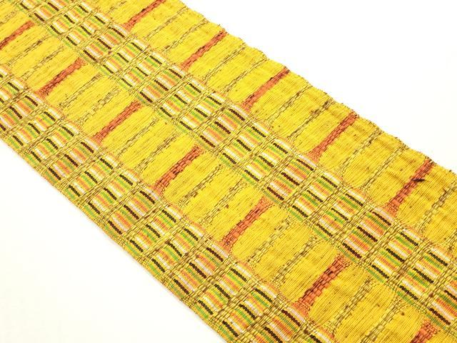 平和屋着物◎半幅帯 めがね織 横段文 DABF5148xg