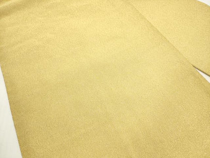 平和屋着物◎綴れ 八寸名古屋帯 霞文 金糸 正絹 逸品 DABF5190xg