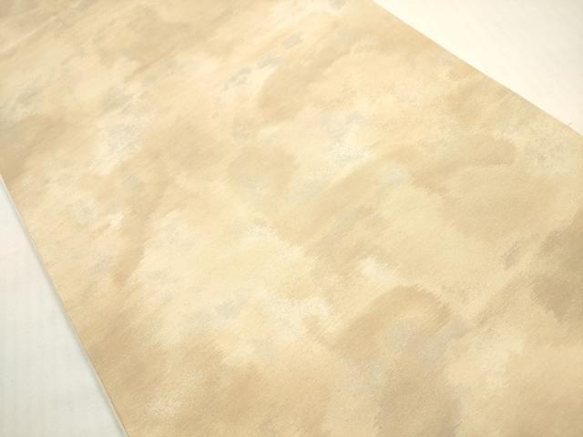 平和屋着物◎西陣　六通柄袋帯　霞文　銀糸　正絹　逸品　DABF5215xg