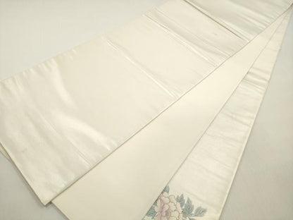 平和屋着物◎太鼓柄袋帯　能　金彩　正絹　逸品　DABF5224xg
