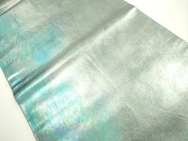 平和屋着物◎六通柄袋帯　霞文　陶漆箔　金銀糸　引箔　正絹　逸品　DABF5286xg