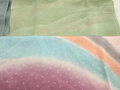 平和屋着物★和装小物　帯揚げ10枚セット　正絹　逸品　DABF5484xg
