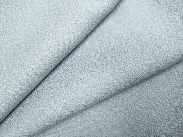 平和屋着物▽上質な色無地　単衣　濃い藤色　正絹　逸品　DABF5531du