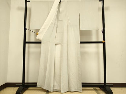 平和屋着物▽上質な小紋　単衣　蜻蛉　トンボ　正絹　逸品　DABF5532du