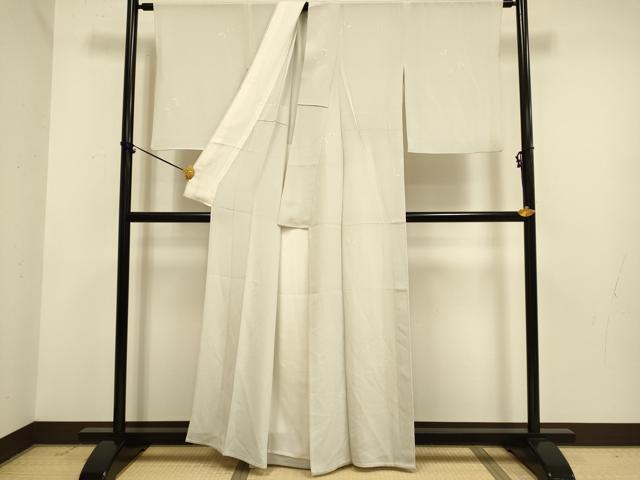 平和屋着物▽上質な小紋　単衣　蜻蛉　トンボ　正絹　逸品　DABF5532du