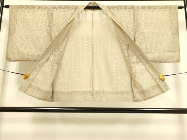 平和屋着物▽羽織　スリーシーズン　春夏秋　塵除け　総レース　空五倍子色　洗える着物　DABF5540du