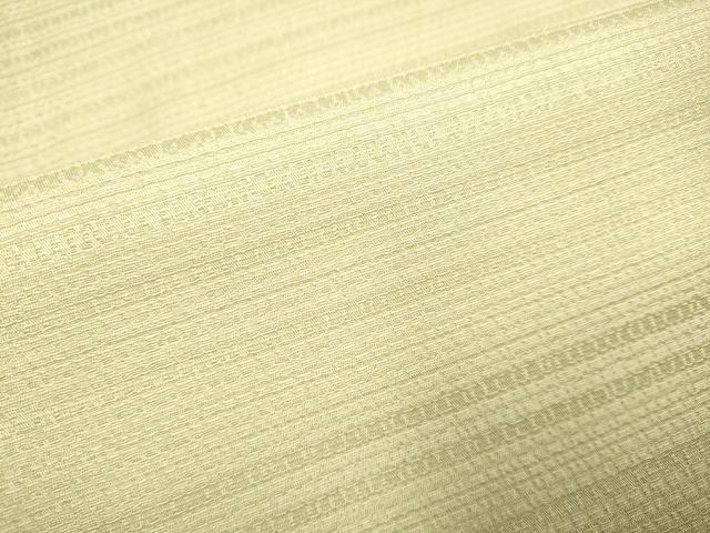 平和屋着物▽京加賀友禅　百貫達雄　色無地　単衣　横段地紋　蒸栗色　正絹　逸品　DABF5574du