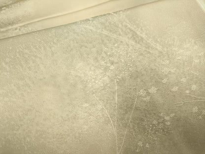 平和屋着物▽上質な小紋　単衣　枝葉地紋　暈し染め　正絹　逸品　DABF5577du