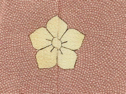 平和屋着物▽江戸小紋　単衣　鮫小紋柄　正絹　逸品　DABF5584du