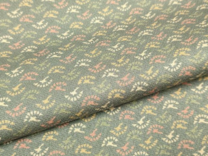 平和屋着物▽上質な小紋　単衣　飛鶴文　正絹　逸品　DABF5626du