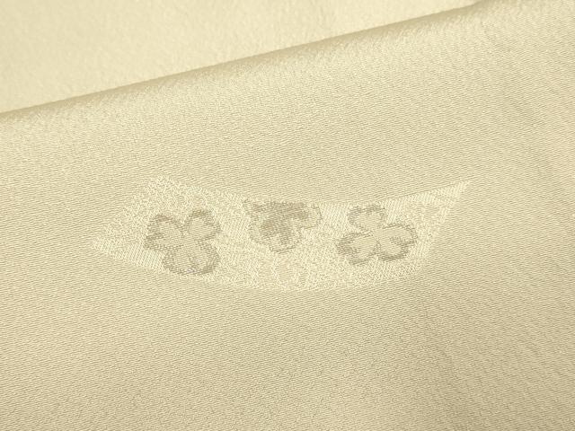 平和屋着物▽小紋　単衣　短冊花文　銀糸　洗える着物　DABF5633du