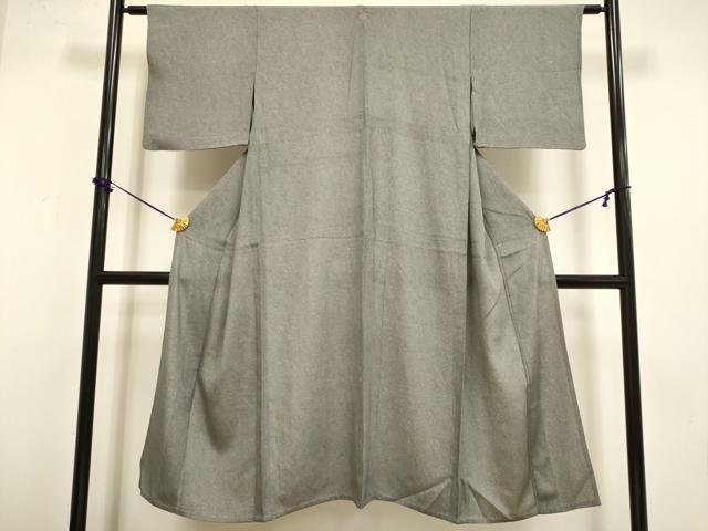 平和屋着物▽江戸小紋　単衣　鮫小紋柄　正絹　逸品　DABF5713du