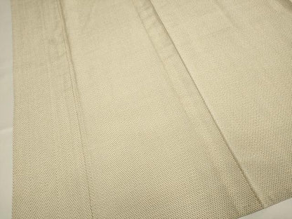 平和屋着物▽本塩沢　単衣　蚊絣　正絹　逸品　DABF5725du