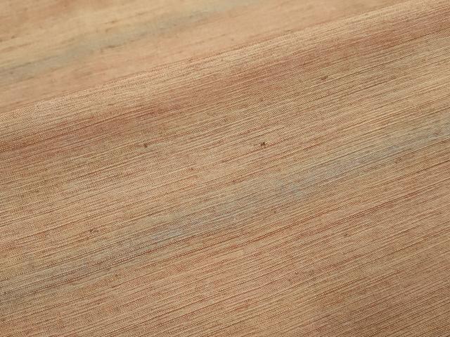 平和屋着物▽上質な紬　単衣　霞文　正絹　逸品　DABF5732du