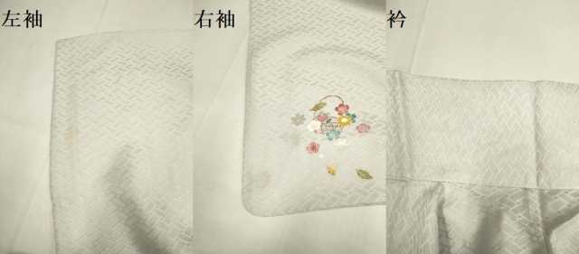 平和屋着物▽上質な小紋　単衣　花籠文　正絹　逸品　DABF5749du