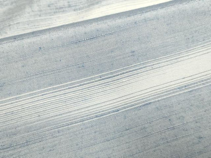 平和屋着物▽上質な紬　単衣　霞文　正絹　逸品　DABF5763du