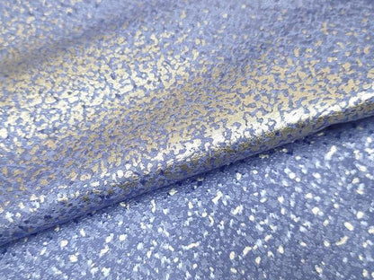 平和屋着物▽訪問着　単衣　霞文　銀彩　洗える着物　DABF5765du