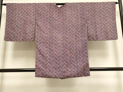 平和屋着物＃道行コート　総絞り　檜垣文　正絹　逸品　DABF5773du