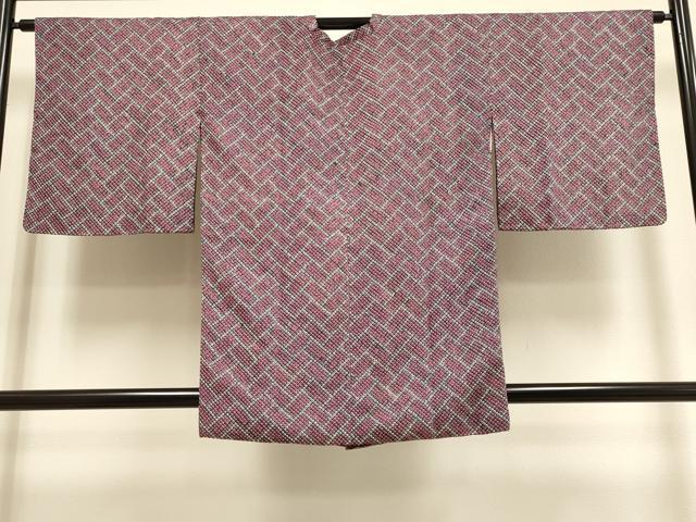 平和屋着物＃道行コート　総絞り　檜垣文　正絹　逸品　DABF5773du