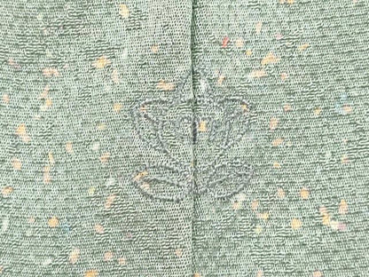 平和屋着物▽上質な小紋　単衣　坂田至　霞文　正絹　逸品　DABF5780du