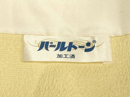 平和屋着物▽訪問着　単衣　舞桜文　金彩　正絹　逸品　DABF5784du
