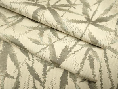 平和屋着物▽本場大島紬　単衣　笹竹文　正絹　逸品　DABF5785du