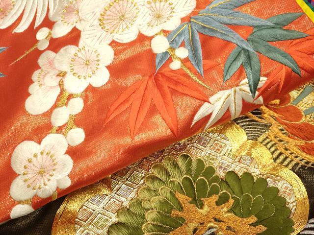 平和屋本店●色打掛 お引きずり 和装 婚礼 結婚式 花嫁 神社挙式 駒刺繍 総刺繍 立波飛鶴文 松竹梅 金銀糸 十二単風 逸品 DABF5820du